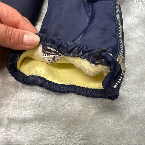 Vintage 1970s 1980s MONTGOMERY WARD Nylon Ski Snow Vest Mittens Glove Mens M - Picture 4 of 9